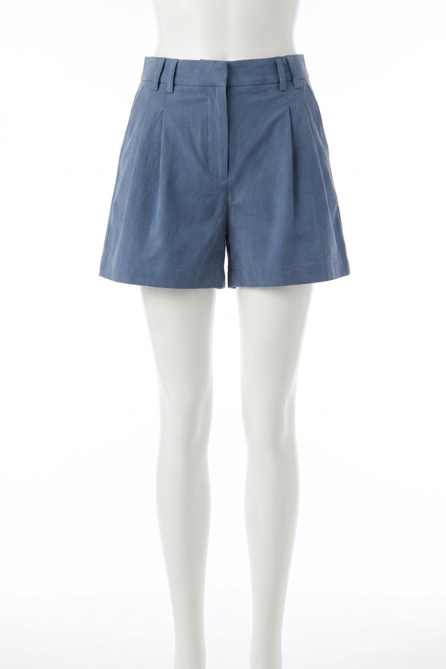 NEW VARLEY jorden pleat short in bijou blue